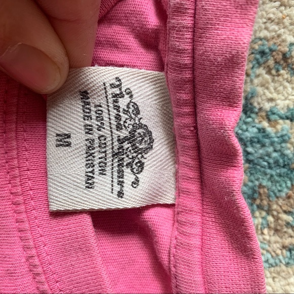 UVA Cavaliers pink long sleeve (oversized) tshirt - Picture 4 of 5